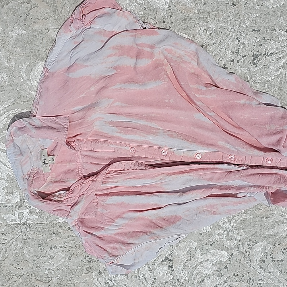 Crop-top button-up